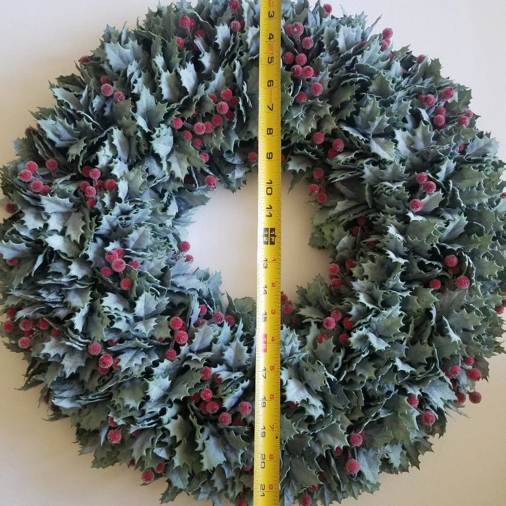 New Frost Holly Berry Wreath